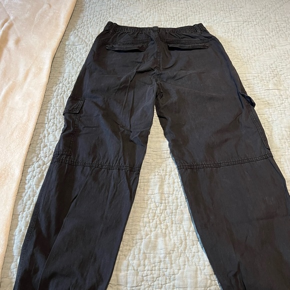 Bershka Black Cargo Joggers - Picture 2 of 3